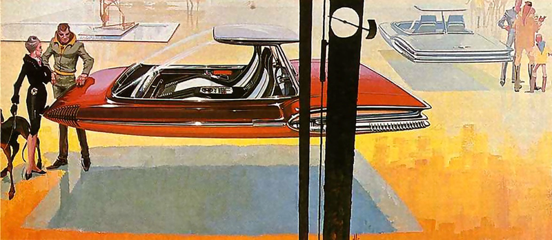 Illustration for article titled The Future Of Transportation Used To Look So Much More Sensational